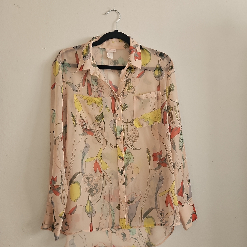Tropical, floral long sleeve